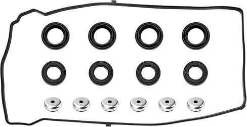 VS50614R Engine Valve Cover Gasket Set Fits for 2002-2015 Honda Accord Civic CRV Element Crosstour, 2002-20015 Acura CSX TSX RSX RDX ILX, 2.0L 2.4L, Valve Cover Gasket Kit Replace VS50382A 56029300 in Kuwait