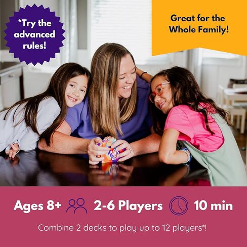 Brooke & Joy Games - Speed Swap Chaos – Where Order Creates Chaos! Fast, Fun Family Card Game for Kids, Teens & Adults, Easy to Learn, Perfect for Game Night & Travel, 10-Minute Party Game, Ages 8+ in Kuwait