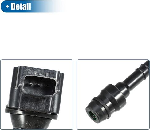 ملف إشعال X AUTOHAUX لسيارة إنفينيتي FX45 4.5L V8 - غاز 2003-2008 لسيارة إنفينيتي M45 4.5L V8 - غاز 2003-2010 22448-AR215 معدن بلاستيك أسود in Kuwait