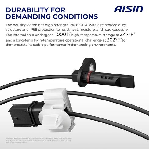 AISIN AFTERMARKET BSAZ-00039 Rear Center ABS Wheel Speed Sensor - Compatible with Ford F-150 F-250 F-350 F-450 F-550 Super Duty, Aerostar, Bronco, Explorer, Expedition, Ranger, Lincoln Navigator in Kuwait