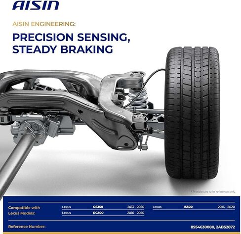AISIN AFTERMARKET BST-00110 Rear Left ABS Wheel Speed Sensor - Compatible with Lexus IS300 RC300 2016-2020, GS350 2013-2020 in Kuwait