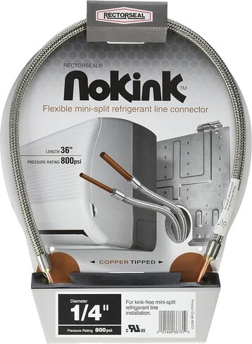 Rectorseal 66731 NoKink Flexible Refrigerant Line Connector, 1/4" in Kuwait