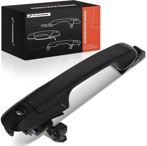 A-Premium Front Left Driver Side Exterior Door Handle Compatible with Honda Accord 2003 2004 2005 2006 2007 Sedan, Smooth Black, Replace# 72180-SDA-A01, 72180-SDA-A51 in Kuwait
