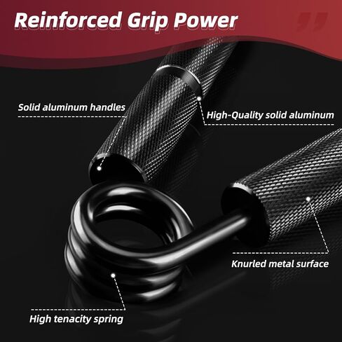 Hand Grip Strengthener Set, 6-Pack 50LB to 300LB Hand Grips Finger Strengthener, Heavy-Duty Grip Strength Trainer with Protective Foam for Forearm Exercise, Hand Gripper, Hand Therapy, Ideal for Home Gym and Muscle Building in Saudi Arabia