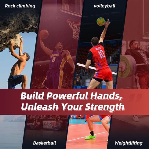 Hand Grip Strengthener Set, 6-Pack 50LB to 300LB Hand Grips Finger Strengthener, Heavy-Duty Grip Strength Trainer with Protective Foam for Forearm Exercise, Hand Gripper, Hand Therapy, Ideal for Home Gym and Muscle Building in Saudi Arabia