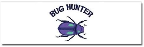 CafePress Bug Hunter Car Magnet 10 X 3 10" x 3", Bumper Magnet in Kuwait