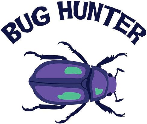 CafePress Bug Hunter Car Magnet 10 X 3 10" x 3", Bumper Magnet in Kuwait