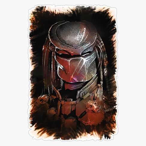 Magnet Predator - The Hunt is On Magnetic Vinyl Sticker 5" in Kuwait