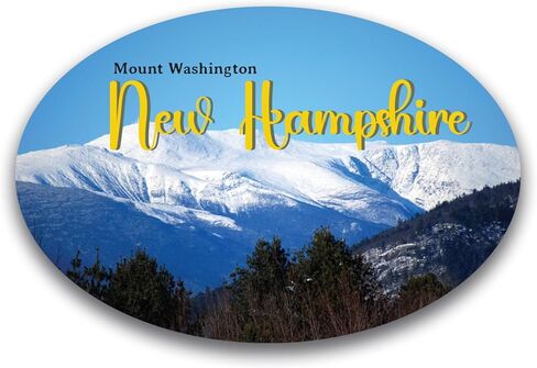 ملصق Magnet Me Up I Love New Hampshire، إنه المكان الذي أتصل به بالمنزل في ولاية الولايات المتحدة الأمريكية، مغناطيس سيارات عالي التحمل مقاس 3×8 بوصة لسيارة شاحنة الدفع الرباعي in Kuwait