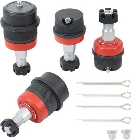 10642 Ball Joint Kit Heavy Duty Front Upper and Lower Compatible with Jeep Wrangler TJ/XJ/YJ/ZJ 1984-2006 for Comanche 1986-1992,for Cherokee 1984-2001 in Saudi Arabia