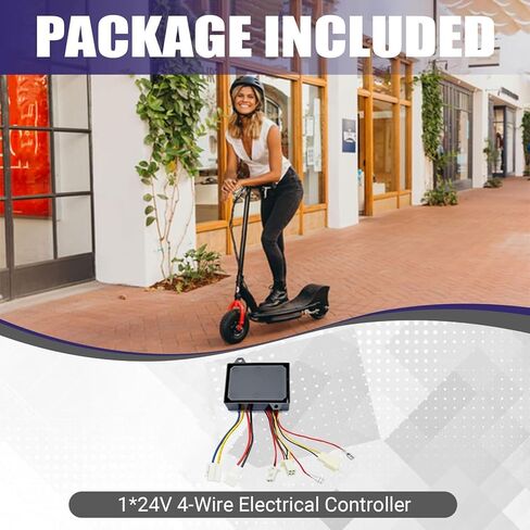 ZK2430-D-FS-ROHS 24V 4-Wire Electrical Controller Fits for Razor MX350/MX400 (Versions 33-36) Replacement Controller for Electric Rocket Scooter Bicycle Dirt Bike Pocket Scooters in Kuwait