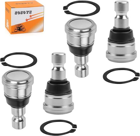 4 Pcs Upper & Lower Ball Joints For Polaris Ranger RZR General 570 900 1000 Diesel HST GEM All Options 2012-2025 in Kuwait
