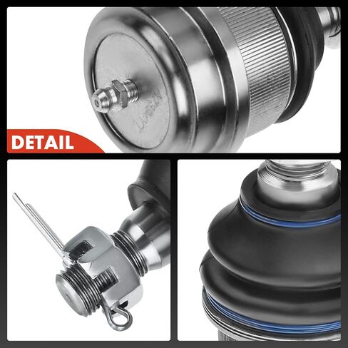 A-Premium Set of 4, Front Upper & Lower Ball Joints Kit, Compatible with Dodge - 2000-2002 - Ram 2500, Ram 3500 in Kuwait