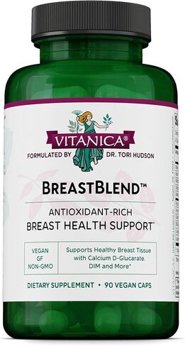 Vitanica BreastBlend, Breast Care Support, Vegan, 90 Capsules in Saudi Arabia