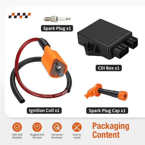 CDI Box & Ignition Coil Pack For Yamaha Grizzly 600 YFM600 1999-2001 5GT-85540-00-00 4WV-85540-00-00 in Kuwait