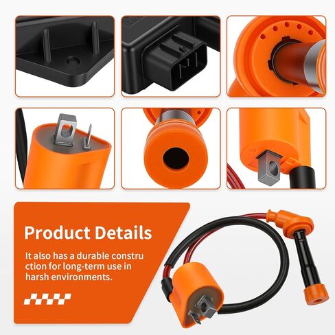 CDI Box & Ignition Coil Pack For Yamaha Grizzly 600 YFM600 1999-2001 5GT-85540-00-00 4WV-85540-00-00 in Kuwait