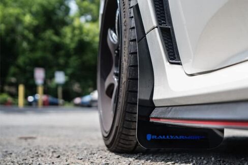 Rally Armor UR Red Mud Flap w/Black Logo for 2017-18 Honda Civic Type R in Saudi Arabia