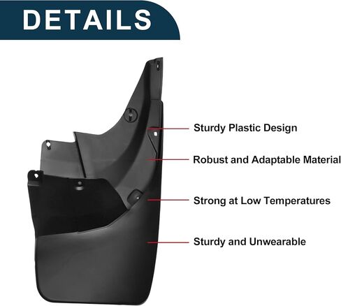 Mud Flaps Splash Guards for Toyota Land Cruiser Prado FJ150 2010-2018 Front & Rear Mud Guards W/Mount Accessories in Kuwait