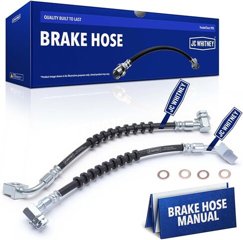 JC Whitney JFBAJCWBHH00202 Set of 2 Front Left & Right Brake Hydraulic Hoses - Compatible with Ford Explorer, Ranger, Explorer Sport, Explorer Sport Trac, Mazda B3000, Mercury Mountaineer in Kuwait