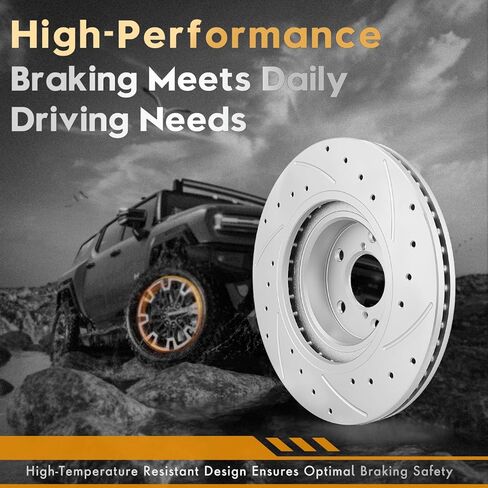 Betthand Brakes and Rotors Fit for 09-10 Subaru Forester, 08-10 Impreza, 10-12 Outback Legacy, 2.5L H4, 11.5''+11.26'' Geomet Rotors and Ceramic Pads, Vented and Slotted: 980360+980634, 31407+31509 in Saudi Arabia
