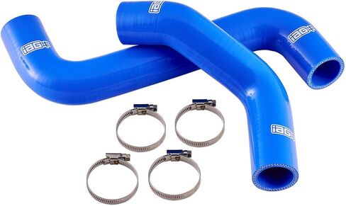 IAG Silicone Upper & Lower Radiator Hose Kit for Subaru 2002-07 WRX, 04-07 STI, Red in Saudi Arabia