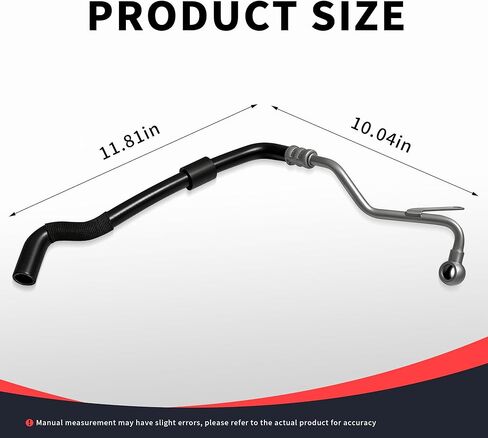 06J121492C Turbocharger Coolant Hose Return Compatible with AUDI A3 S3 Q3 TT Fit for VW Tiguan Limited CC Eos Passat CC GTI Jetta Beetle Golf 667-608 in Saudi Arabia