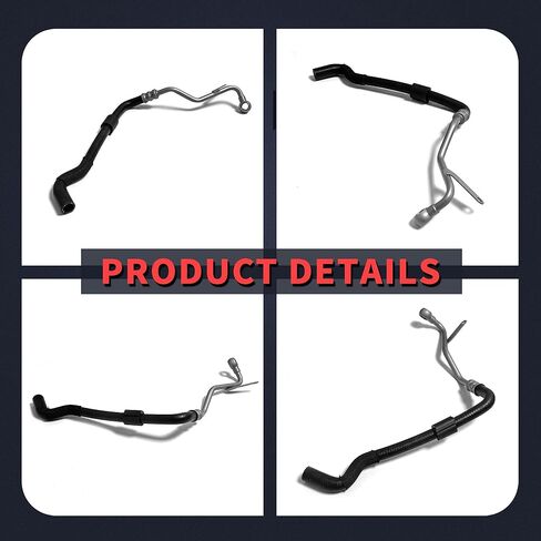 06J121492C Turbocharger Coolant Hose Return Compatible with AUDI A3 S3 Q3 TT Fit for VW Tiguan Limited CC Eos Passat CC GTI Jetta Beetle Golf 667-608 in Saudi Arabia