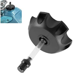 1 PC Fuel Tank Cap, CNC Aluminum Alloy Dirt Bikes Gas Cap, Gas Fuel Tank Cover with Breather Valve, Universal for 50cc 70cc 90cc 110cc 125cc 140cc 150cc 160cc Pit Dirt Motor Bike (Black) in Saudi Arabia