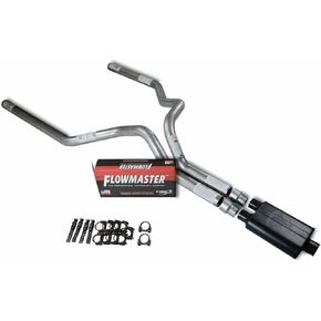 Shopline Dual 3 inch Fits Silverado Fits Sierra 1500 15'-18' Flowmaster Super 44 series in Kuwait