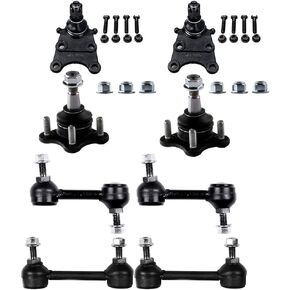 8X Front Ball Joints Rear Sway Bars Steering Kit for Chevy for GMC for Canyon 2004-2012 in Kuwait