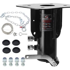 5th Wheel to Gooseneck Adapter,Height Adjustable from 14 to 19 inches,20000 LBS GTW 4000 LBS VTW,2-5/16" Ball, Compatible with RV & Camper Trailers in Saudi Arabia