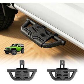 لوحات تشغيل Trumgeta Auxchemic المضادة للصدأ تناسب 2018-2026 Jeep Wrangler JL 2-Dr/4-Dr(ليست لقضبان الصخور)، خطوات جانبية مقاومة للخدش، فولاذ كربوني شديد التحمل، حماية من الصخور على الطرق الوعرة in Kuwait