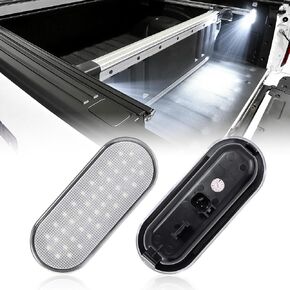 أضواء سرير شاحنة LED لفورد F150 2015-2024 لفورد F150 رابتور F250 F350 التقاطات فائقة التحمل 17-24، 6000K أبيض LED مصابيح منطقة سرير البضائع الخلفية FL3Z13A756A/JL3Z13A756A IP67 2 قطعة in Kuwait