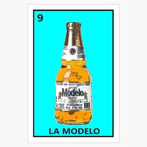 La Modelo 5" Removable Magnetic Bumper Sticker | Heavy-Duty Vehicle Magnet in Kuwait