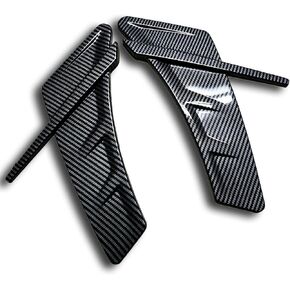 2 Pcs Car Side Fender Vent Cover Trim for Tesla Model X Plaid 2021-2026 Car Side Fender Vent Cover Trim Exterior Body Decoration Tuning Accessories,Carbon Fiber Texture in Saudi Arabia