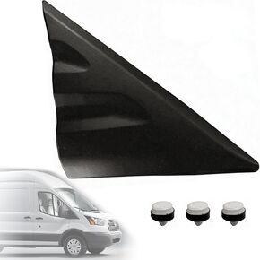 Right Side Exterior Fender Trim Upper Molding & Clips A Pillar Mirror Corner Molding Compatible with Ford Transit-150 Transit-250 Transit-350 Transit-350HD 2015-2021 Replace CK4Z16004CA in Saudi Arabia