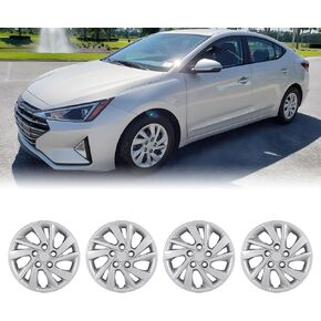 NIXON OFFROAD 15 بوصة Hubcaps لسيارة Hyundai Elantra Sedan 2017-2020 [عجلة فولاذية مناسبة فقط] غطاء حافة العجلة (مجموعة من 4) أغطية محور PP بديلة للسيارة (ورنيش، 5096GStyle) in Kuwait