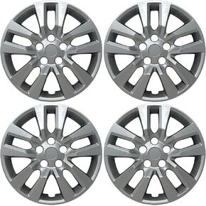 Hubcap Replacement for Nissan Altima 2013-2018, 16-inch Premium Wheel Cover, Silver, (Set of 4) in Saudi Arabia