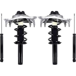 PM Auto Set of 4 Front Quick Complete Strut-Coil Spring-Rear Shock Compatible With 2009-2012 Audi A4 in Kuwait
