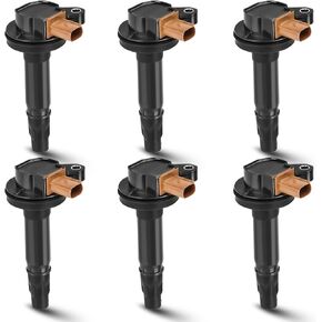 6PCS Ignition Coil Pack Compatible with Ford Expedition Explorer F-150 Transit-150 250 350 HD Taurus Lincoln MKS MKT Navigator 3.5L V6, Replacs DG549 UF646 5C1871 E1146, Blue in Kuwait