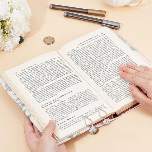 craspire 9 أنماط البحر شل ورقة كليب المرجعية مشبك ورق معدني مع سحر المحيط صدف محارة المعلقات كتاب صفحة علامات مجلة المشابك للكتب وثيقة مذكرة مخطط فرز تنظيم مكتب المنزل in Kuwait