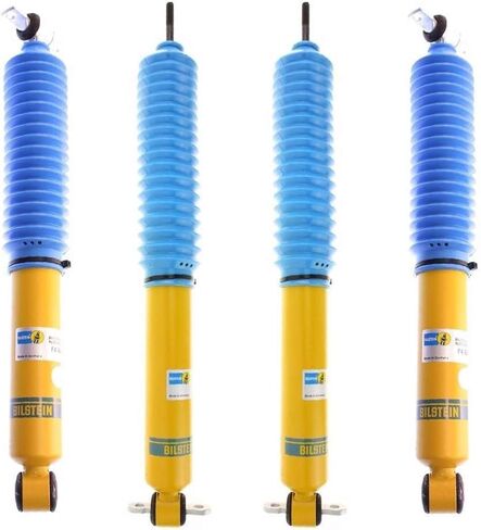 Bilstein 24-024426 & 24-024433 B6 4600 Front and Rear Suspension Shock Absorbers Fits 1996 2007 Wrangler TJ w/Coil Spring Suspension - Consistent Fade Free Performance in Kuwait