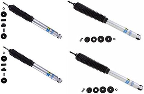 Bilstein 24-268639 24-239455 مجموعة من 5100 سلسلة صدمات أحادية الأنبوب الأمامي والخلفي تناسب 2014 2018 Ram 2500 4WD مع رفع أمامي 2-2.5 بوصة ورفع خلفي 0-1 بوصة بدون تعليق تسوية الهواء in Kuwait
