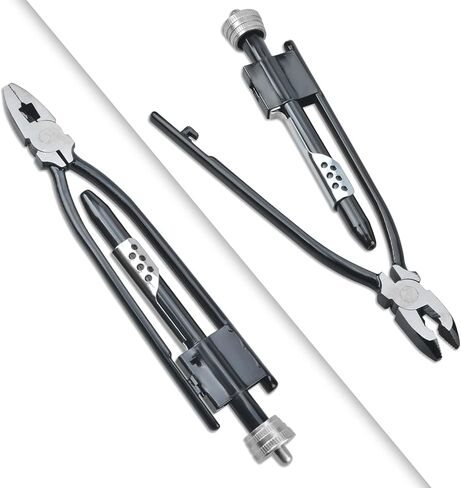 LainKeen 5 Pieces 9 Inch Safety Wire Twisting Pliers Tool Set With 4 Coils Steel Wire (2 PCS 1.0 mmx30 m, 2 PCS 1.2 mmx15 m) For Aircraft, Machinery, and Vehicles in Saudi Arabia