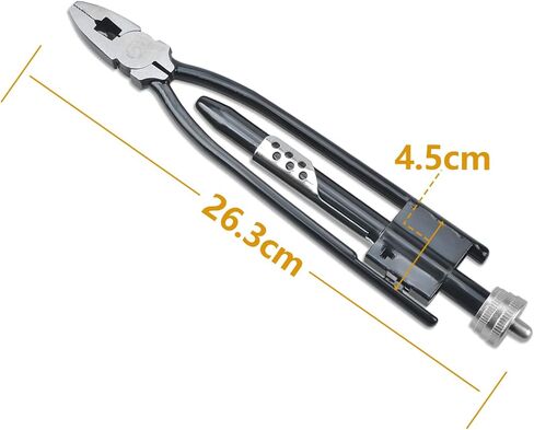 LainKeen 5 Pieces 9 Inch Safety Wire Twisting Pliers Tool Set With 4 Coils Steel Wire (2 PCS 1.0 mmx30 m, 2 PCS 1.2 mmx15 m) For Aircraft, Machinery, and Vehicles in Saudi Arabia