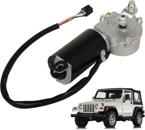 محرك ممسحة الزجاج الأمامي 56030005 متوافق مع Jeep Wrangler YJ 1987-1995 Sport Utility استبدال OE 8491002178 620-00727 WPM432 in Kuwait