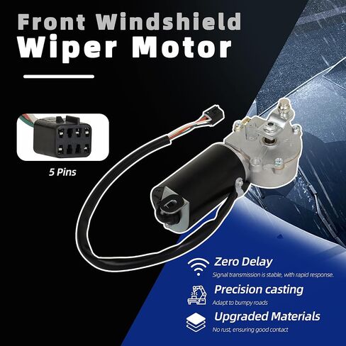 محرك ممسحة الزجاج الأمامي 56030005 متوافق مع Jeep Wrangler YJ 1987-1995 Sport Utility استبدال OE 8491002178 620-00727 WPM432 in Kuwait
