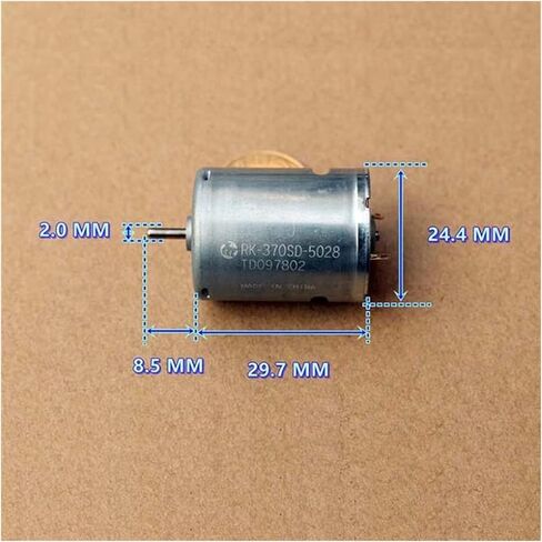 المكونات الإلكترونية المحرك RK-370SD-5028 تيار مستمر 3.7 فولت-11.1 فولت 51000 دورة في الدقيقة فائقة السرعة قوة فرشاة الكربون المحرك 370 لتقوم بها بنفسك لعبة تعمل بالريموت سيارة قارب مدفع المياه نموذج in Kuwait