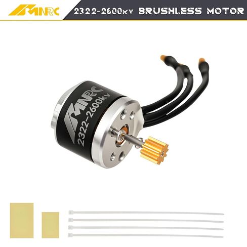 ناقل الحركة من السبائك ومحرك بدون فرشاة 2322 2600kv وESC بدون فرش 45A لسلسلة MN82 MN99S MN168 MN78 ترقيات الجزء الفضي in Kuwait