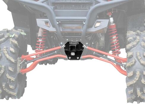 وصلة استقبال خلفية SuperATV مقاس 2 بوصة لـ [2011-2014] Polaris RZR XP 900 / [2012-2014] Polaris RZR XP 4 900 UTV | يتضمن دبوس Cotter ودبوس وصلة الجر | مصنوع من فولاذ عالي التحمل مقاس 3/16 بوصة | سحب ما يصل إلى 1500 رطل. in Kuwait